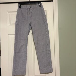 Brandy Melville OS Striped Gray Pants